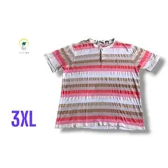 【各種割引】 Sean John ボーダー 鹿ノ子 ポロシャツ ホワイト 3XLのサムネイル