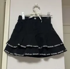ANAPGIRL 黒 フリル付きスカート ショートパンツ付きのサムネイル