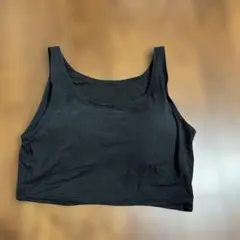 無印ブラック タンクトップ Lサイズ