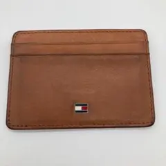 Tommy Hilfiger ブラウンレザー カードケース