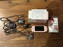 ブロッサム ピンク PSP 3000本体 充電器 バッテリー付き