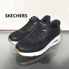 SKECHERSスリップインズ ウノバンクシア　黒　26cm ワイドフィット