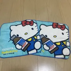 ハローキティ 限定非売品タオルハンカチ 非売品】新品 ハローキティ 日本赤十字社 ハンドタオル ハンカチ