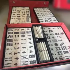 麻雀牌 セット 骨董品風 アンティーク - メルカリ