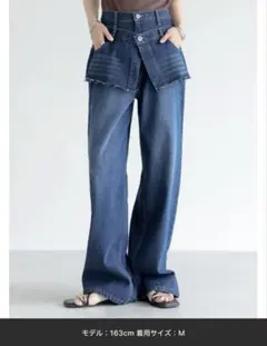 ダークブルーデニムパンツ Mサイズ