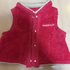 mont-bell ベビー フリースベスト 70 ピンクのサムネイル