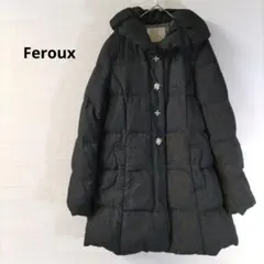 Feroux　ダウンジャケット　キルティング　　ダークグレー　М
