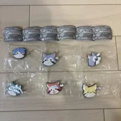 新品⭐︎あらいぐま カルカル団 カプセルヘアクリップ ×6