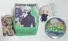 呪術廻戦 狗巻棘 ポーチ ラバーストラップ キーホルダー 缶バッジ アクスタ