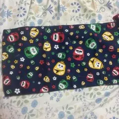 だるま柄 巾着袋 サコッシュ - メルカリ