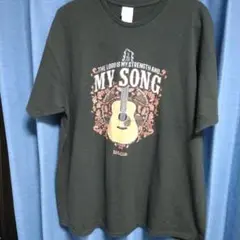 アコースティックギター Tシャツ 2XL 黒