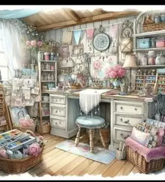 ダイヤモンドアート　部屋　キット　ビーズアート　手芸　花