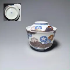 オールド香蘭社　色絵朝顔文様蓋のも　　可愛らしい器　希少品　残り僅かのサムネイル