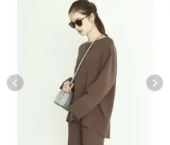 Mila owen ラグラン袖コクーントップス