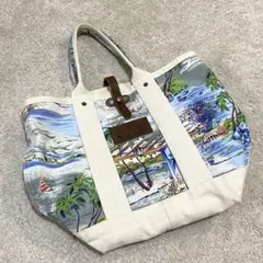 極美品】Dakota ダコタ トートバッグ アロハ ハワイアン 本革 タグ付 