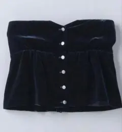 6 roku ロク ベロアビスチェ 36