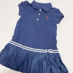 ラルフローレン マリンリボン プリーツワンピース ポロシャツ
