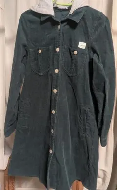 【美品】OLIVE des OLIVE フード付きコーデュロイワンピース