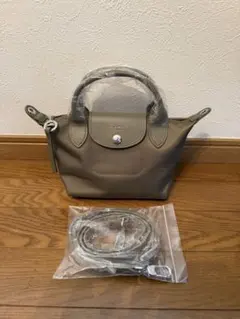 新品 ロンシャン ル プリアージュ ネオ XS ダークグレー2WAY YKK仕様
