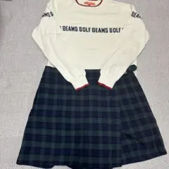 ビームスゴルフ BEAMS GOLF セット　ゴルフ　ニット　スカート