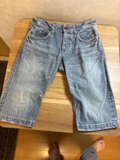 デニムショートパンツ ライトブルー