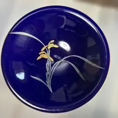 香蘭社 瑠璃地 菖蒲文 皿のサムネイル