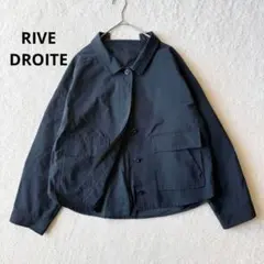 リヴドロワ ライトアウター 編み上げ 軽量 短め 洗える フリー 日本製