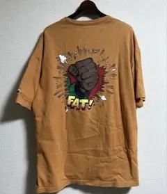 FAT エフエーティー POW アメコミ バックプリント tシャツ