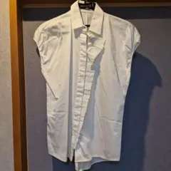 HUGO BOSS ホワイト ノースリーブシャツ