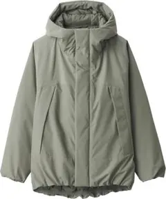 【美品】無印 あったか中わた洗えるフードジャケット XL