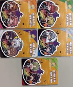 カラフルピーチ オリジナルステッカー 全5種 コンプリート