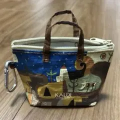 カルディ 伝説柄カラビナ付き ミニバッグ エコバッグ ミニチュア KALDI