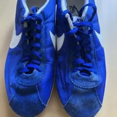 NIKE 青 スエード×ナイロンコルテッツ 26.5