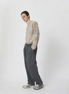 【mfpen 】BIG JEANS(GRAY WASH)