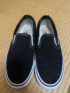 VANS ブラック スリッポン 7.0