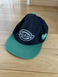 Dickies キャップ 黒/緑 キッズ