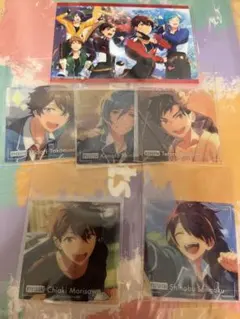 あんスタ スクエアクリアカード＆生ブロマイド 流星隊 セット