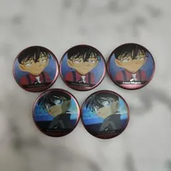 コナン　缶バッチ 5個セット