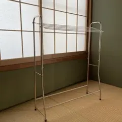 中古　メタルラック 5段　キャスター付　2台　W120×D46×H178.5cm 中古 メタルラック 5段 キャスター付 2台 W120×D46×H178.5cm