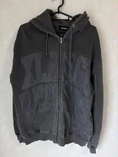 XLARGE ジップアップパーカー グレー Lサイズのサムネイル
