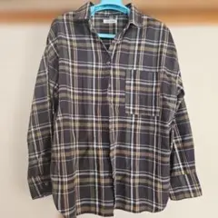 HEART MARKET ネイビー系チェック長袖シャツ