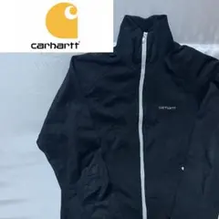 USA製 Carhartt カーハート 刺繍 フルジップ ジャケット 黒 Y2K