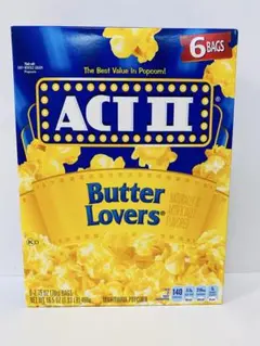 ACT II Butter Lovers 電子レンジ用ポップコーン 6袋のサムネイル
