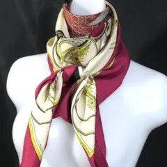 HERMES エルメス　大判スカーフ　カレ90　 D501