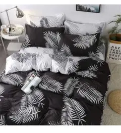 寝具セット羽毛布団カバー&枕カバー2枚組　BOXシーツのセット