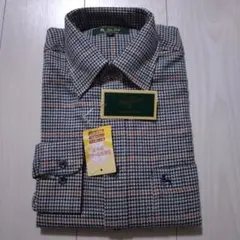 未使用 Peter Scott ピータースコット長袖シャツ 千鳥格子　ネルシャツ