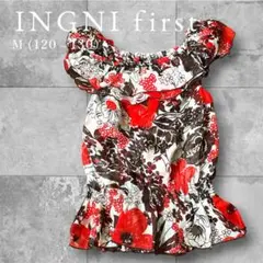 【未使用品】INGNI first キャミソール M(120～130） 赤×茶のサムネイル