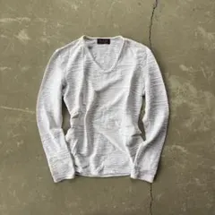 00s Tornado Mart 変形 縮絨 ホワイト ロンt お兄系 y2k