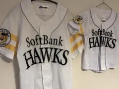 SoftBank Hawks ユニフォーム　子110 大人Sサイズのサムネイル