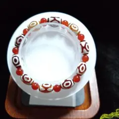 天珠 ブレスレット 瑪瑙 赤メノウのサムネイル